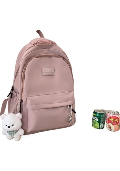 Okul Çantası Kadın Lise Öğrencisi Sırt Çantası Büyük Kapasiteli Bilgisayar Çantası Sırt Çantası (Yurt Dışından)