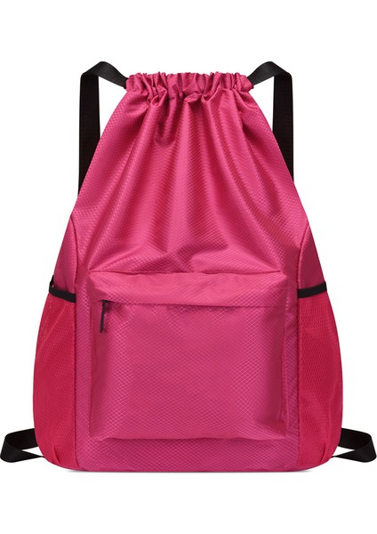Su Geçirmez Ipli Cep Sırt Çantası Spor Çantası Seyahat Basit Sırt Çantası (Yurt Dışından)