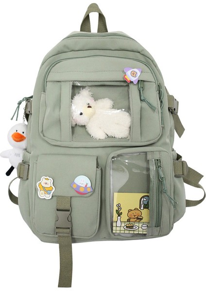 Ins Tarzı Büyük Kapasiteli Lise Öğrencisi Sırt Çantası Okul Çantası Sırt Çantası (Yurt Dışından)