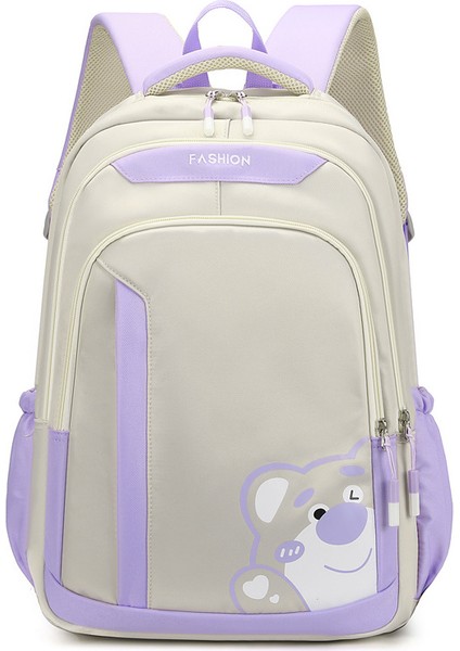 Öğrenci Okul Çantası Büyük Kapasiteli Omurga Koruma Sırt Çantası Günlük Rahat Kız Sırt Çantası (Yurt Dışından)