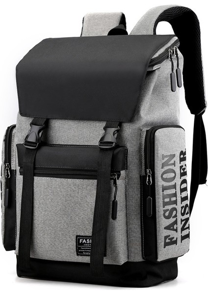 Büyük Kapasiteli Okul Çantası, Üniversite Öğrencisi Sırt Çantası, Gündelik Seyahat Sırt Çantası (Yurt Dışından)