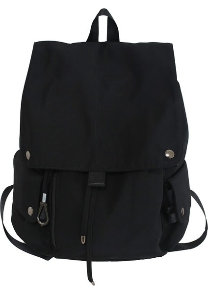 Erkekler ve Kadınlar Için Gündelik Okul Çantaları Ns Tarzı Düz Renk Sırt Çantaları (Yurt Dışından)