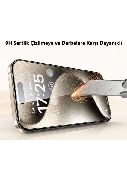 Apple iPhone 16 Plus Ekran Koruyucu Nano Şeffaf Esnek 9h
