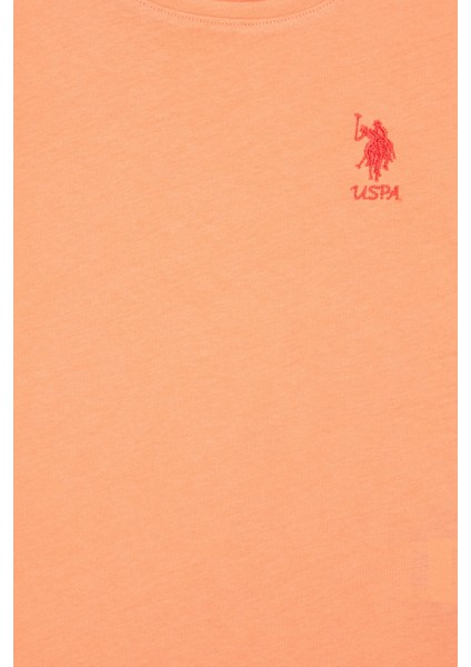 U.s. Polo Assn. Kız Çocuk Somon Tişört Basic 50295661-VR047