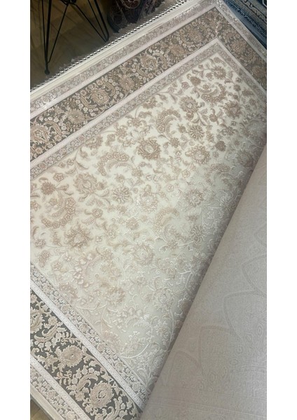 Palace 08023A Krem Vizon Klasik Retro Ipek Halı modelleri