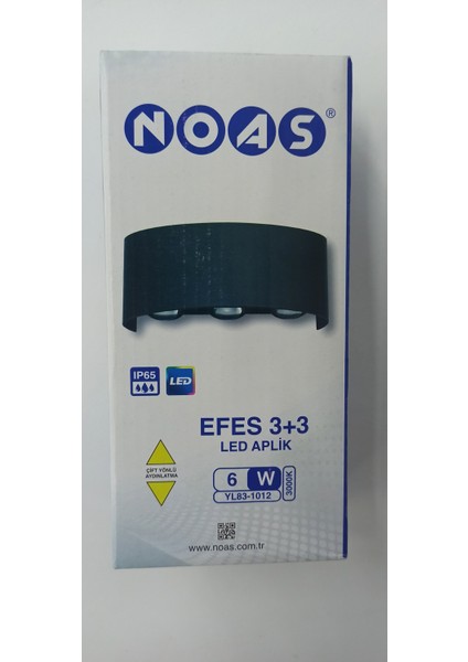 Efes 6W 3+3 LED Aplik