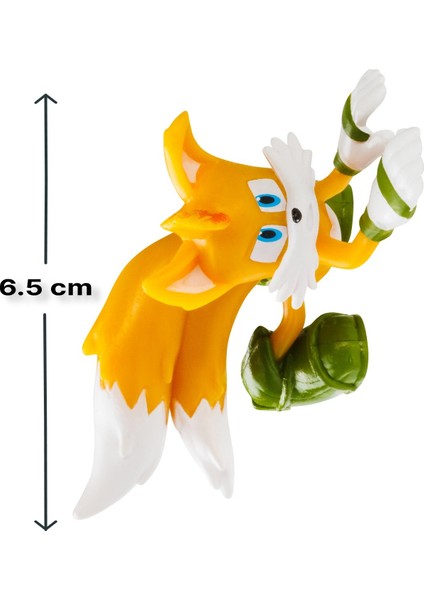 Sonic Prime 3 Lü Figür Blister Set - Eggforcer + Tails + Renegade Hain Knucks 6.5 cm - SON2020