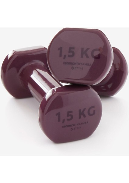 Tekno Trust Mor Domyos 1,5 kg Dambıl X2 - Fitness Hafif Antrenman Döküm