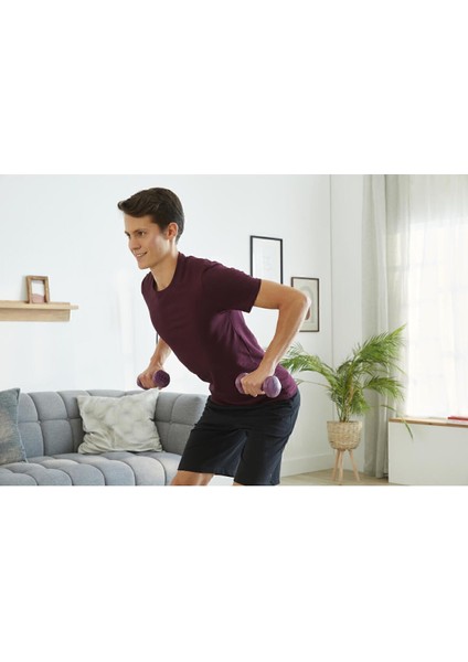 Tekno Trust Mor Domyos 1,5 kg Dambıl X2 - Fitness Hafif Antrenman Döküm fırsatları