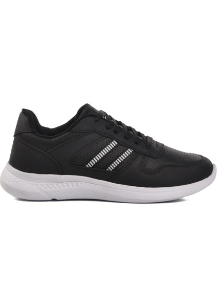 Pasomia 011 Siyah-Beyaz Bağcıklı Sneaker