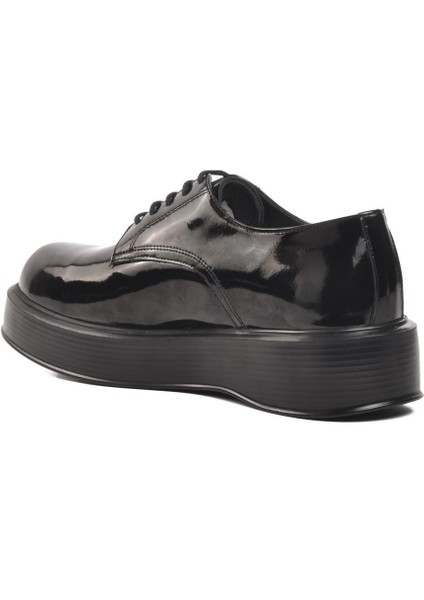 Premium 2128 Siyah Rugan Geniş Kalıp Deri Erkek Klasik Ayakkabı fırsatları