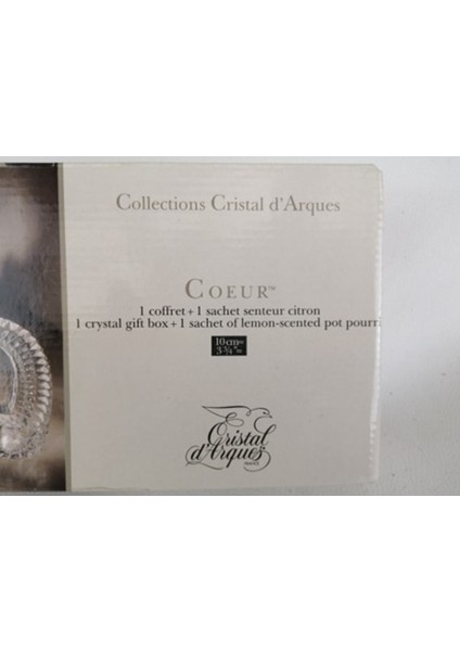 France Coeur Kalp Collection Genuine Lead Crystal 1 Set indirimleri