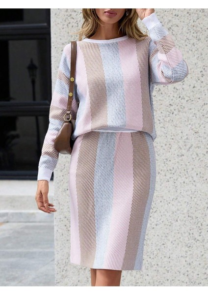 Kalem Etekli Bisiklet Yakalı Kazak Ikili Takım fiyatları