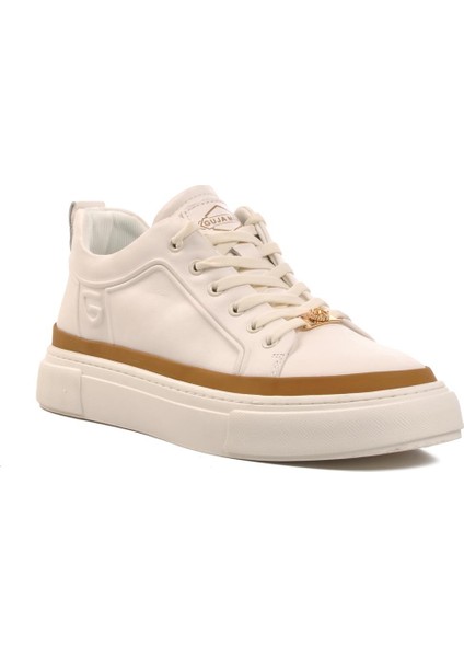 24K592 Beyaz Bağcıklı Erkek Sneaker