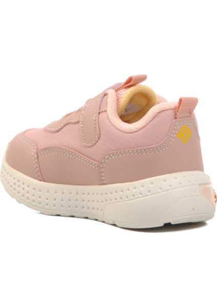 1739-B Pudra Unisex Cırtlı Çocuk Sneaker