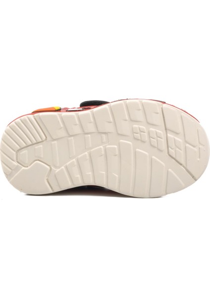 1739-B Siyah-Kırmızı Unisex Çocuk Cırtlı Sneaker indirimleri