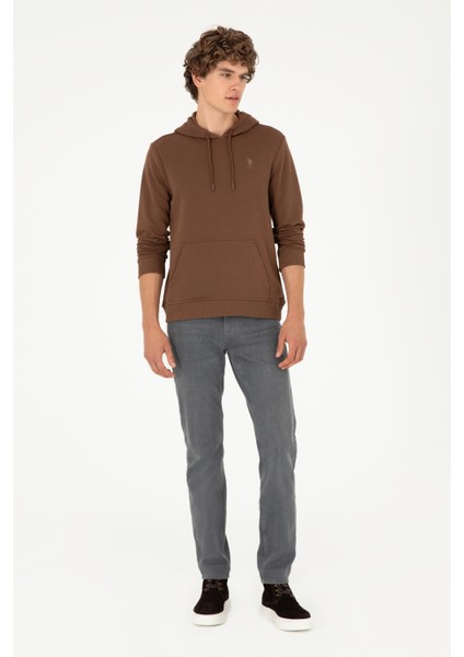 U.S. Polo Assn. Erkek Kahverengi Sweatshirt 50295167-VR029