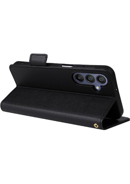 Samsung Galaxy A16 Için Flip Case Yan Toka Manyetik Cüzdan Kart Yuvaları Pu (Yurt Dışından) modelleri