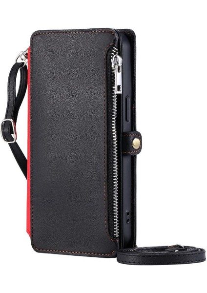 Nokia G21/NOKIA Rfıd Engelleme Fermuar Faturaları Yuvası Uzun 9 Için Crossbody Durumda (Yurt Dışından)