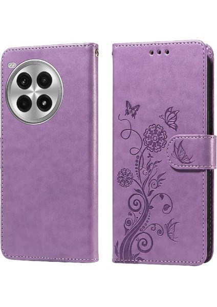 Oneplus Ace 3 Pro Flip Çiçek Deri Kart Yuvaları Için Flip Case (Yurt Dışından)