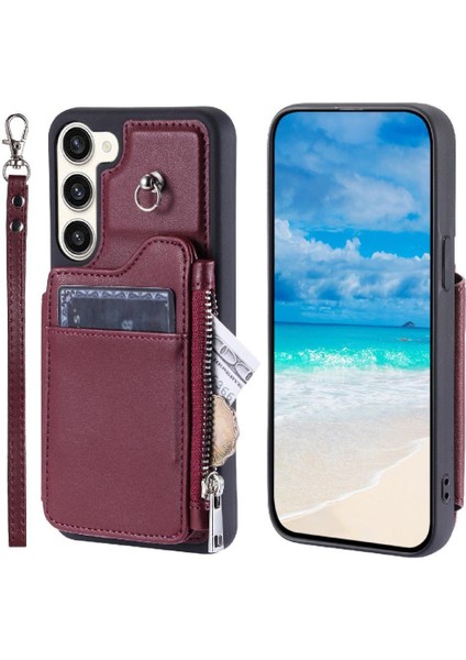 Cüzdan Kılıf Samsung Galaxy S23 Artı Flip Folio Kılıf Pu Deri Rfıd 3 (Yurt Dışından) fiyatları