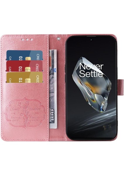 Oneplus 12 Deri Çiçek Flip Kart Yuvaları Için Flip Case (Yurt Dışından) fırsatları