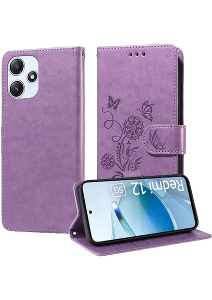 Xiaomi Redmi Için Flip Case 12 4g/5g Flip Deri Çiçek Cardyuvaları (Yurt Dışından) indirimleri