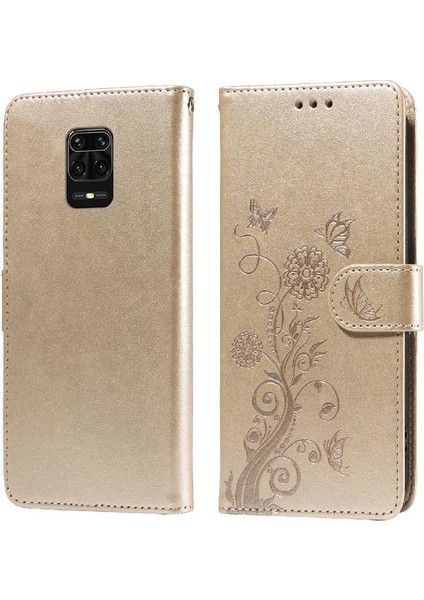 Xiaomi Redmi Not 9 Için Flip Case Pro 4g Çiçek Cardyuvaları Flip Deri (Yurt Dışından)