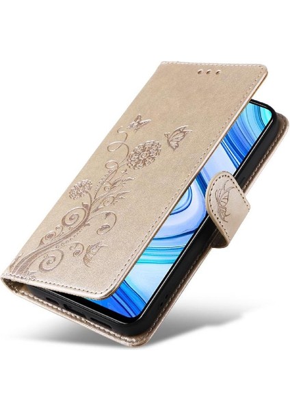 Xiaomi Redmi Not 9 Için Flip Case Pro 4g Çiçek Cardyuvaları Flip Deri (Yurt Dışından)