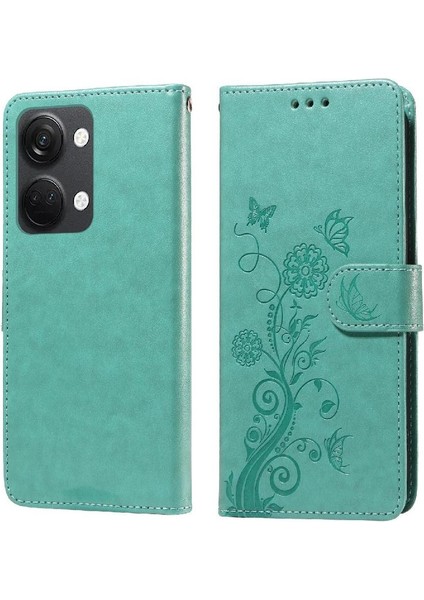 Oneplus Ace 2V Cardyuvaları Flip Çiçek Deri Için Flip Case (Yurt Dışından)