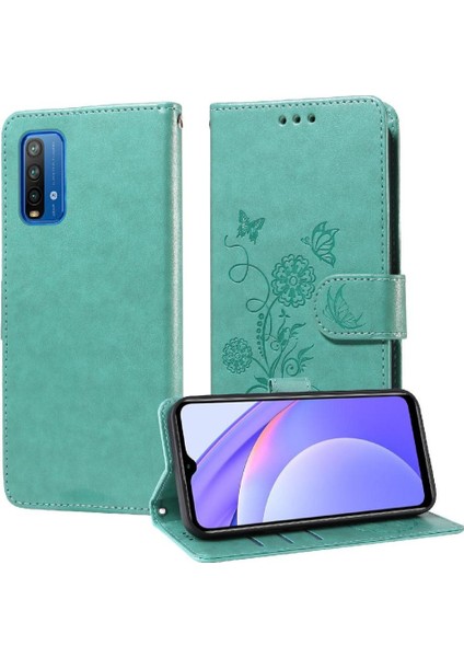 Xiaomi Redmi Not 9 Için Flip Case 4g Deri Kart Yuvaları Flip Çiçek (Yurt Dışından)