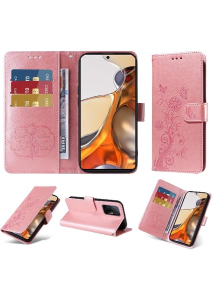 Xiaomi 11T/11T Pro Çiçek Flip Deri Kart Yuvaları Için Flip Case (Yurt Dışından) fırsatları