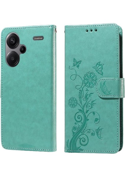 Xiaomi Redmi Not Için Flip Case 13 Pro Artı 5g Deri Kart Yuvaları Çevirin (Yurt Dışından)