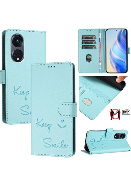 Oppo Için Kılıf Oppo 8t 5g Rfıd Engelleme Kart Tutucu Cüzdan Pu Deri Flıp (Yurt Dışından)