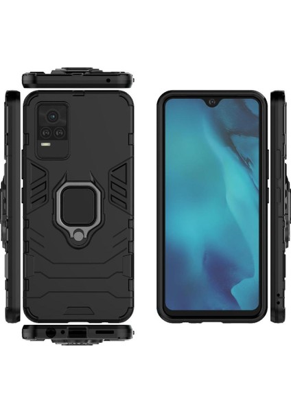 Halka Araba Montaj Kickstand Durumda Vivo V21E 4g Darbeye Kickstand Sınıf (Yurt Dışından)