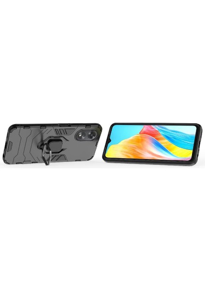 Oppo A38 4g Darbeye Dayanıklı Metal Halka Tutucu Için Halka Araç Montaj Kickstand Vaka (Yurt Dışından) fiyatları