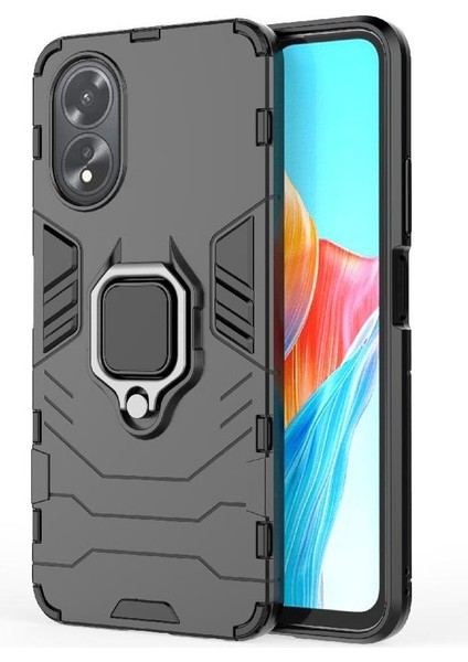 Oppo A38 4g Darbeye Dayanıklı Metal Halka Tutucu Için Halka Araç Montaj Kickstand Vaka (Yurt Dışından) fırsatları
