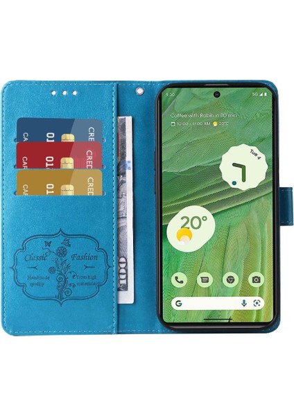 Google Piksel 7 Flip Kart Yuvaları Deri Çiçek Için Flip Case (Yurt Dışından) fırsatları