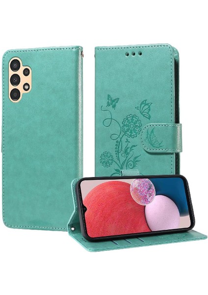 Samsung Galaxy A04 4g Cardyuvaları Flip Case Çiçek Deri (Yurt Dışından) indirimleri
