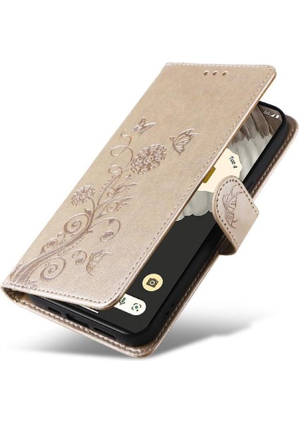Google Piksel 7 Pro Kart Yuvaları Deri Flip Çiçek Için Flip Case (Yurt Dışından) modelleri