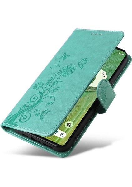 Google Piksel 7 Flip Kart Yuvaları Deri Çiçek Için Flip Case (Yurt Dışından) modelleri