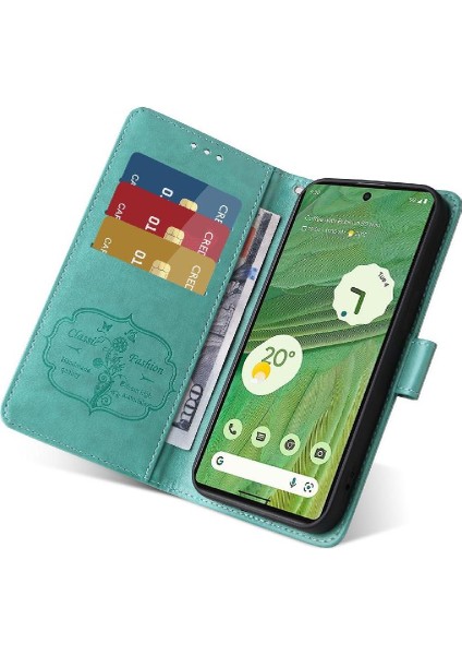 Google Piksel 7 Flip Kart Yuvaları Deri Çiçek Için Flip Case (Yurt Dışından) fırsatları