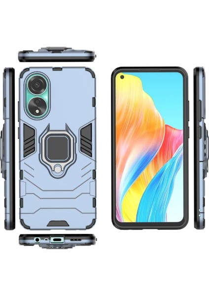Oppo A78 4g Metal Halka Tutucu Darbeye Için Halka Araç Montaj Kickstand Durumda (Yurt Dışından)