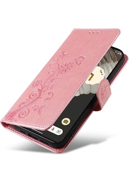 Google Piksel 7 Pro Kart Yuvaları Deri Flip Çiçek Için Flip Case (Yurt Dışından) modelleri