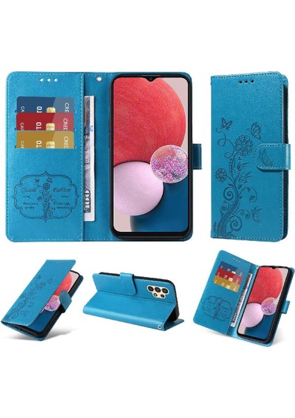 Samsung Galaxy A04 4g Cardyuvaları Flip Case Çiçek Deri (Yurt Dışından) modelleri