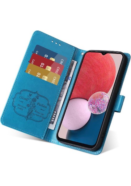 Samsung Galaxy A04 4g Cardyuvaları Flip Case Çiçek Deri (Yurt Dışından) fırsatları