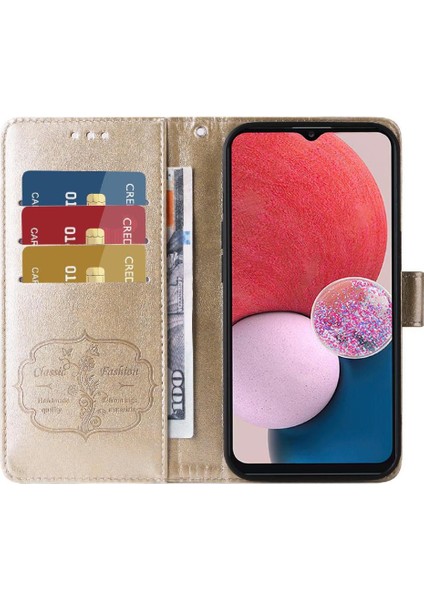Samsung Galaxy A04 4g Cardyuvaları Flip Case Çiçek Deri (Yurt Dışından) fırsatları