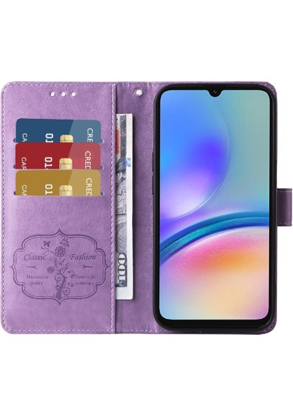Samsung Galaxy A05S Flip Deri Çiçek Kart Yuvaları Için Flip Case (Yurt Dışından) fırsatları