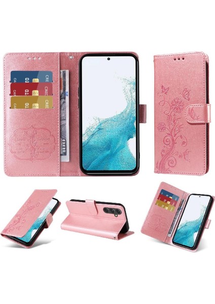 Samsung Galaxy A54 5g Deri Kart Yuvaları Için Flip Case Çiçek Flip (Yurt Dışından) fırsatları