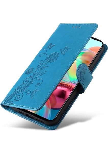 Samsung Galaxy A71 4g Deri Flip Kart Yuvaları Çiçek Için Flip Case (Yurt Dışından) modelleri